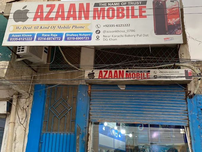 Azaan Mobile | Pull Daat, Near Karachi Bakery, DG Khan