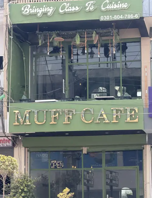 Muff Café, a cozy and aesthetic cafe on MPS road Multan